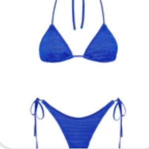 Triangl swimsuit (size medium, royal blue)